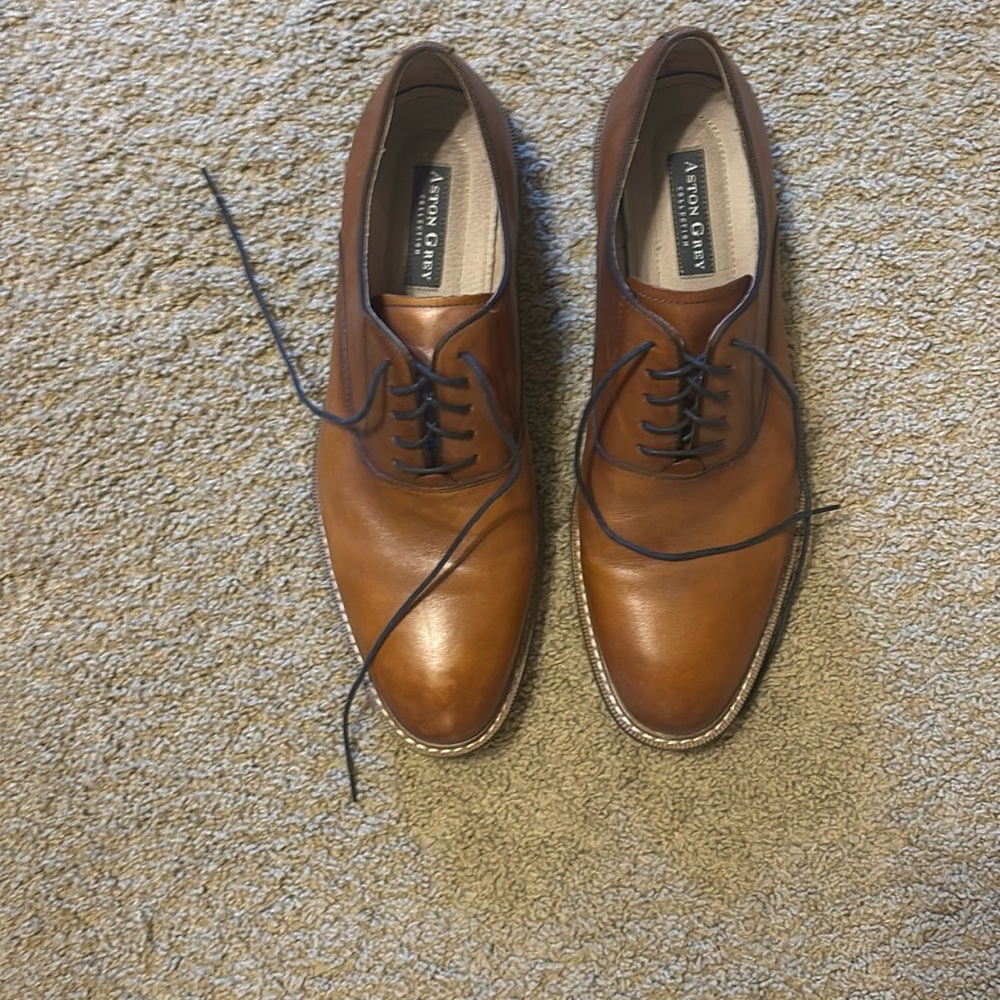 Aston Grey Dress size 12 Dress shoe-worn 2x